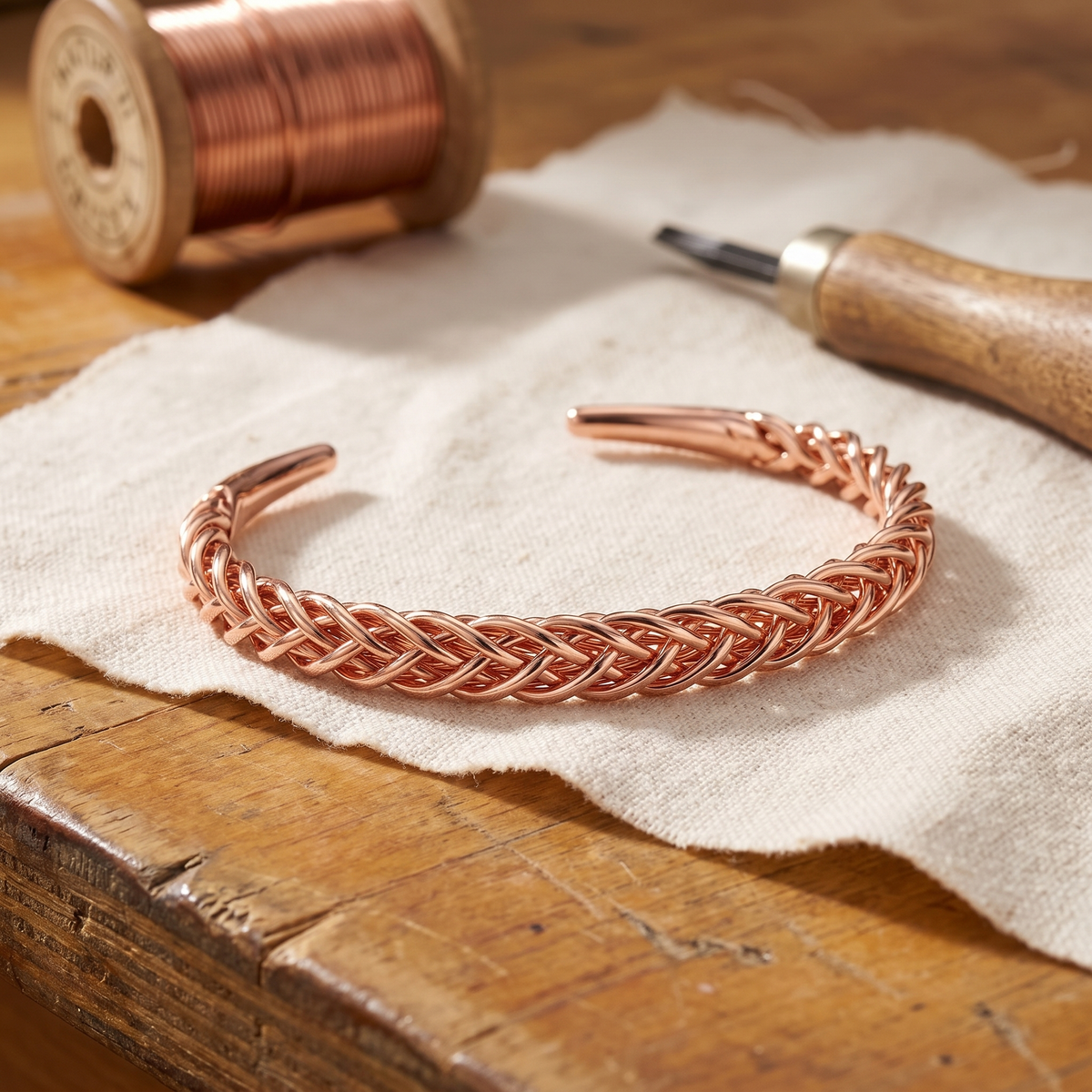 Harris' Fox Copper Bracelet