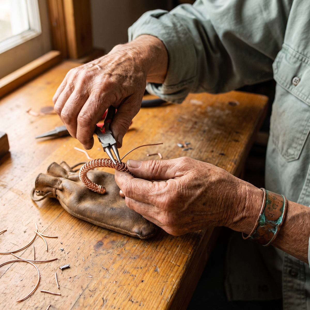 Harris' Gust Copper Bracelet