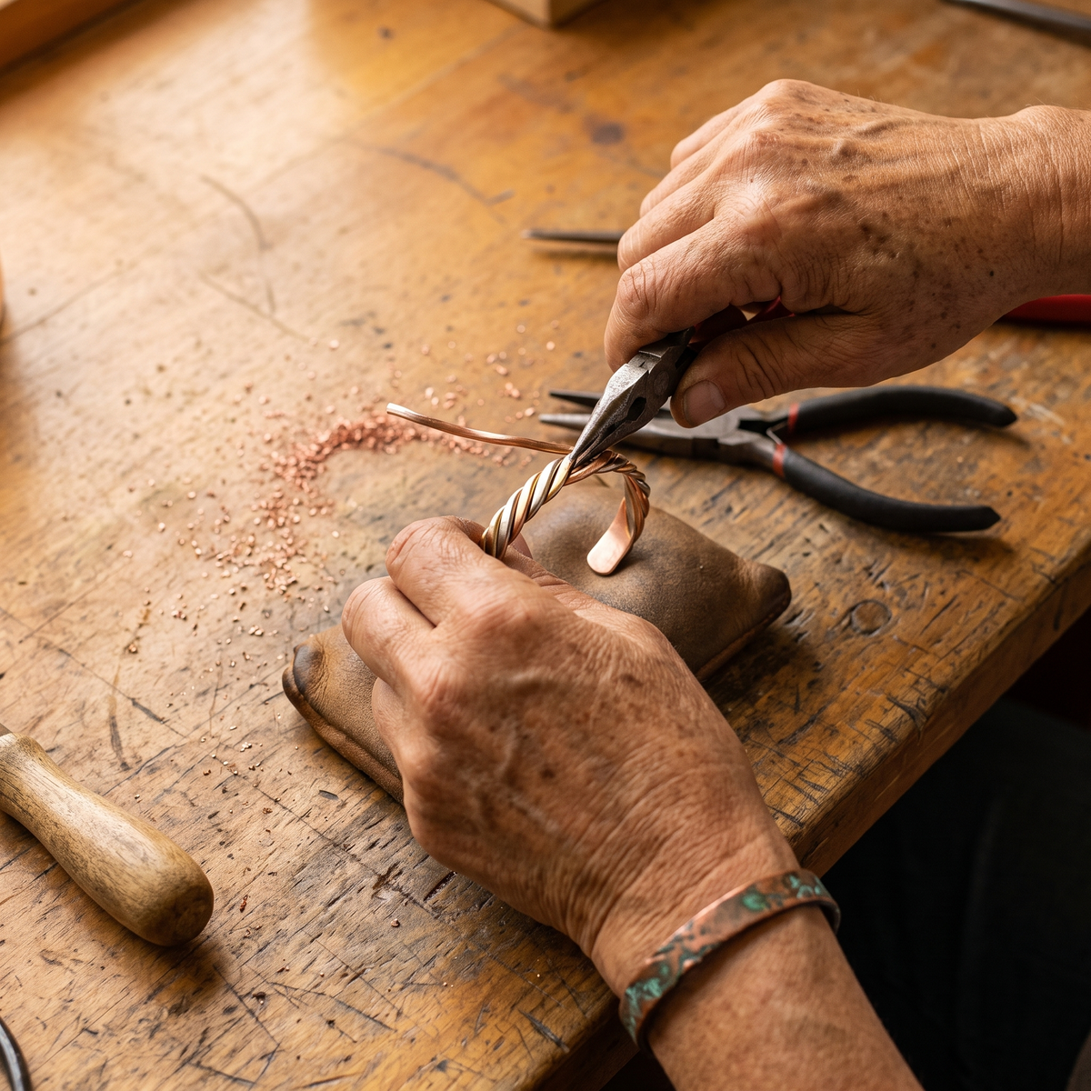 Harris' Bog Copper Bracelet