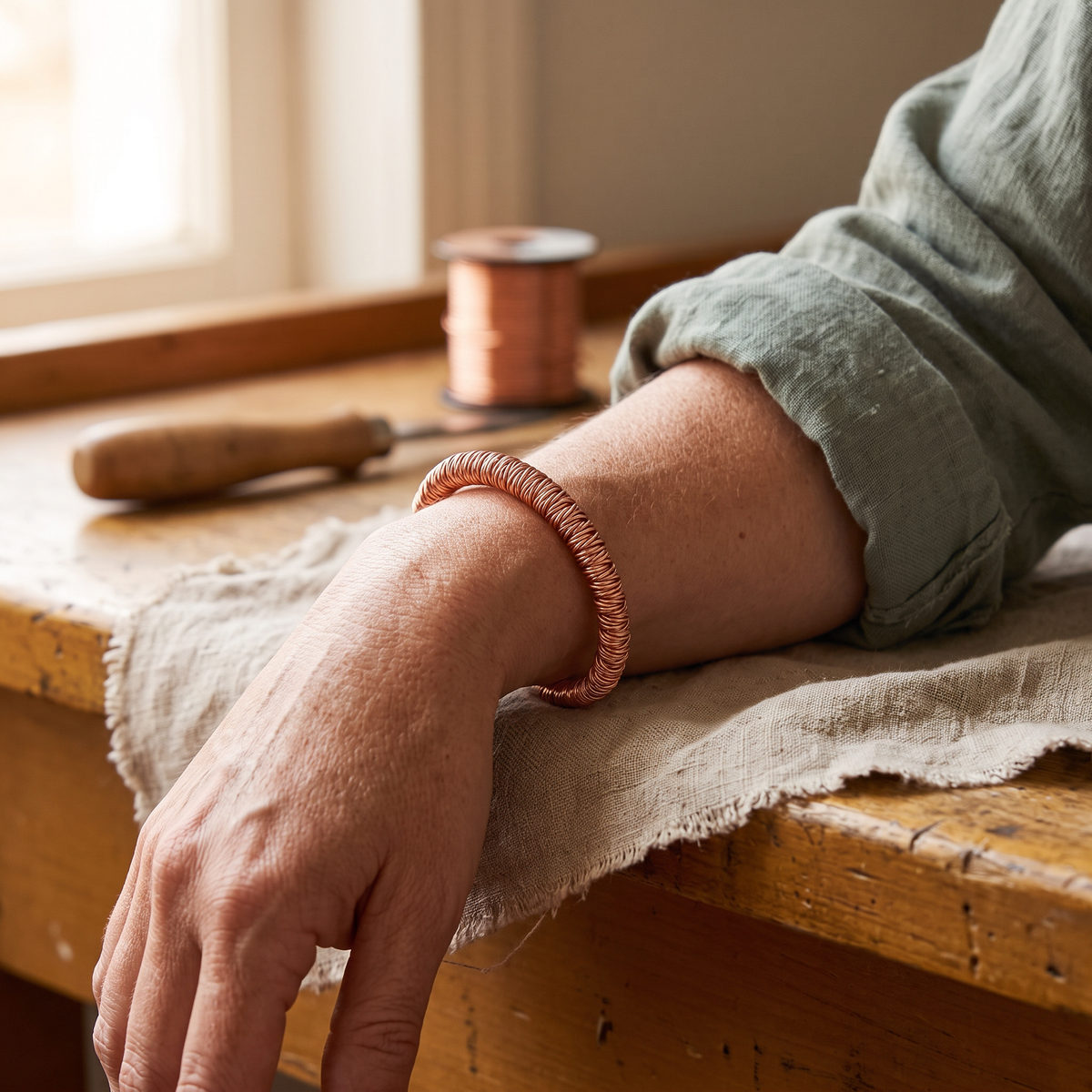 Harris' Fjord Copper Cuff