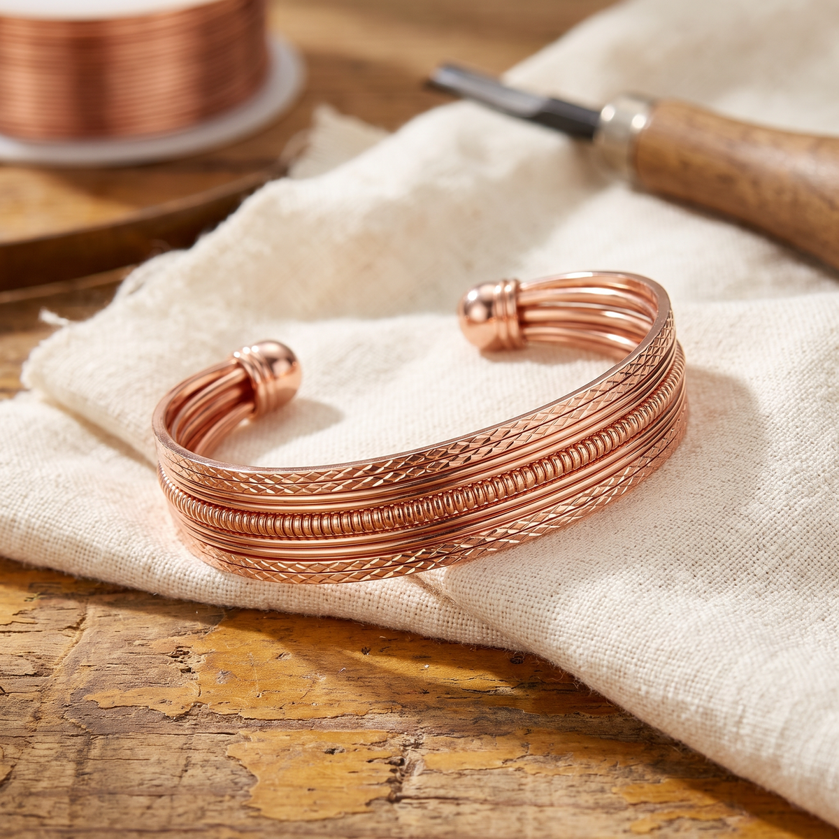 Harris' Bracken Copper Bracelet
