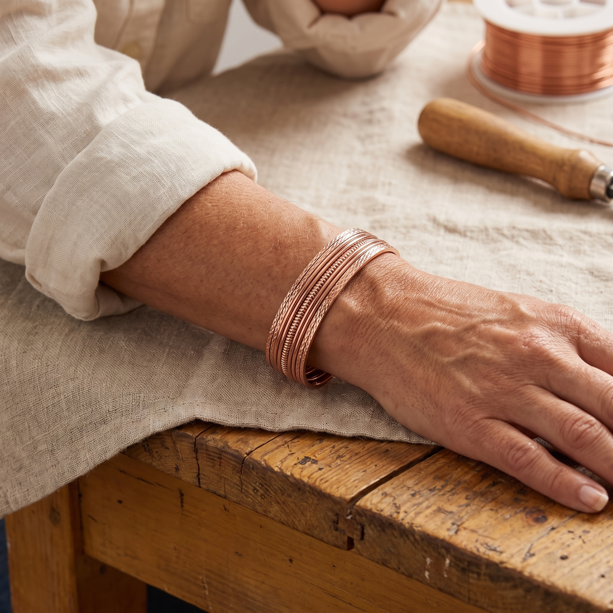 Harris' Bracken Copper Bracelet
