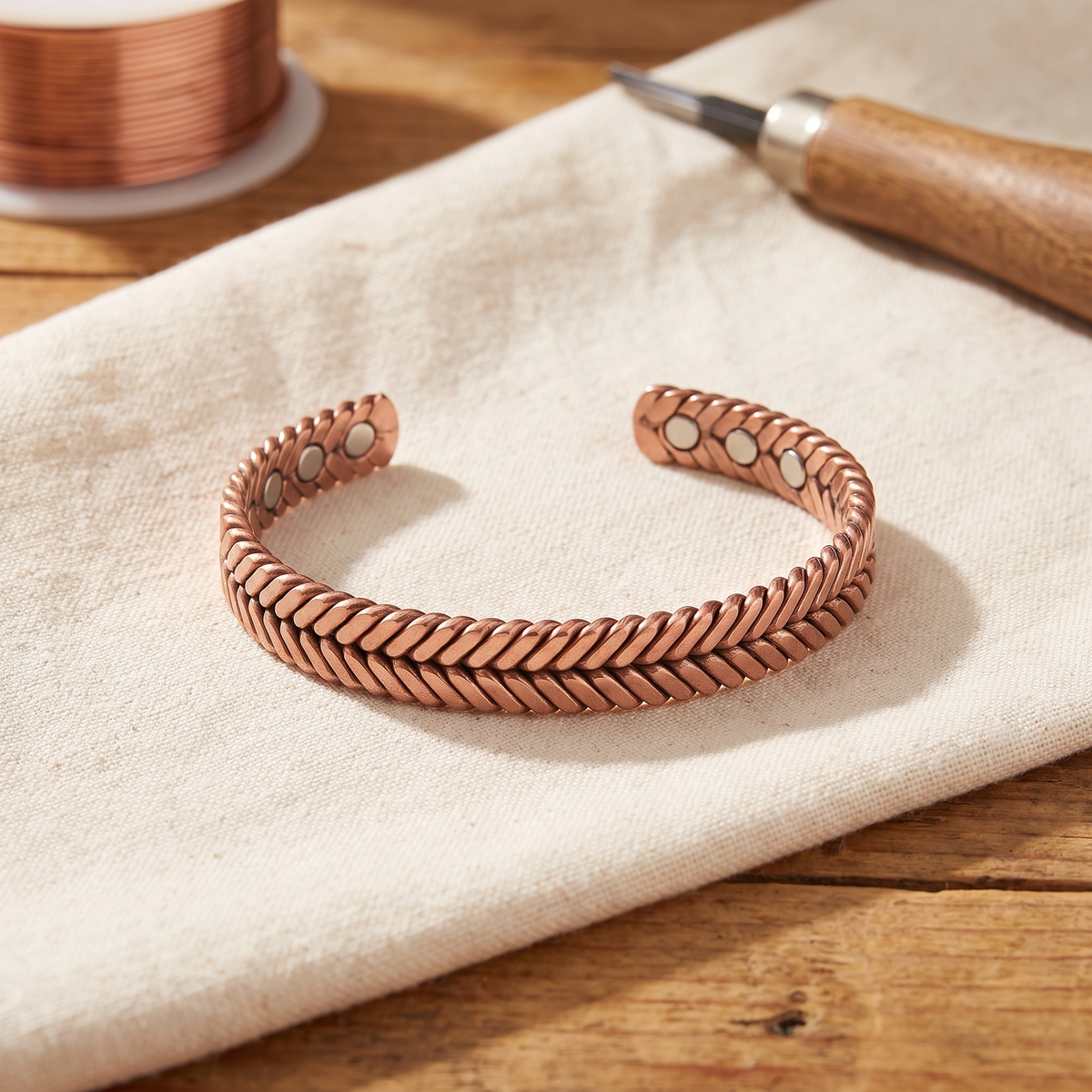 Harris' Furze Copper Bracelet