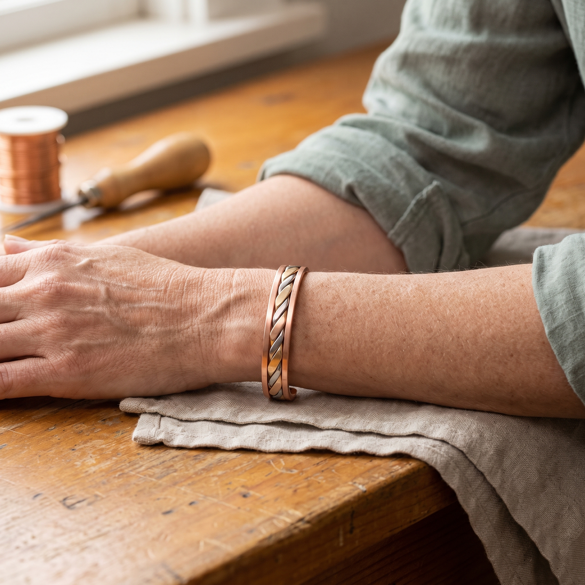 Harris' Bud Copper Bracelet