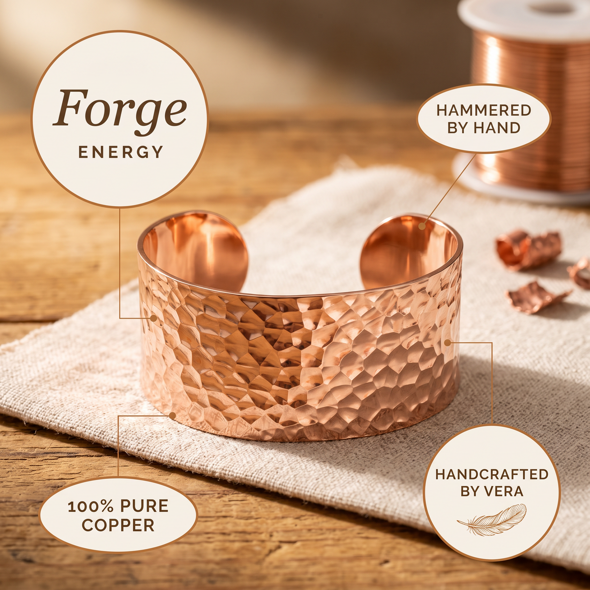 Harris' Forge Copper Bracelet