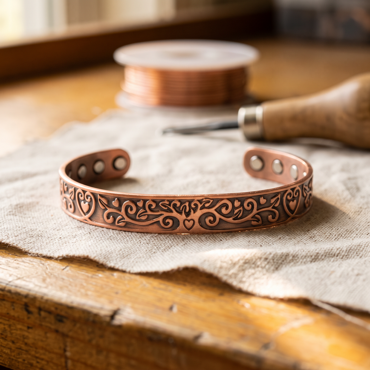 Harris' Tide Copper Bracelet