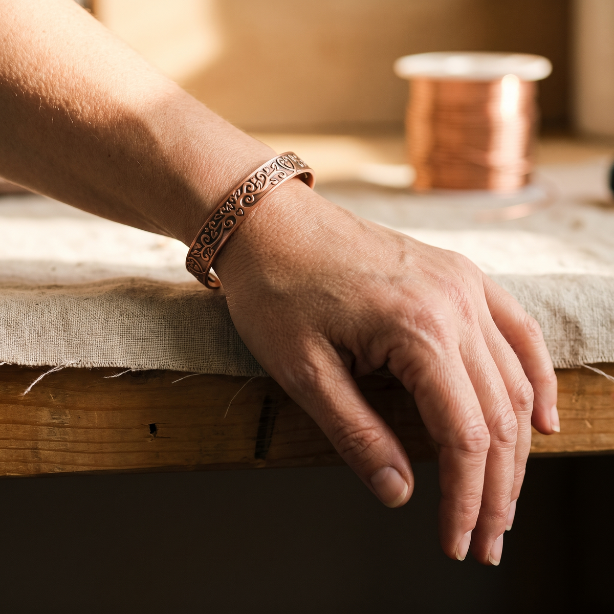 Harris' Tide Copper Bracelet