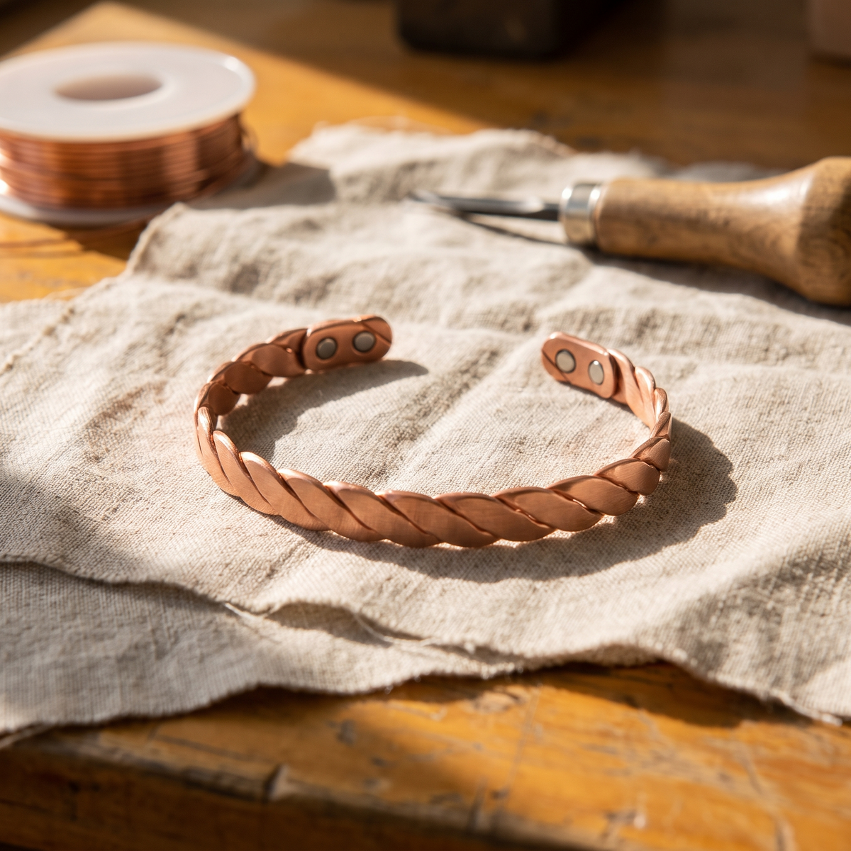 Harris' Reed Copper Bracelet