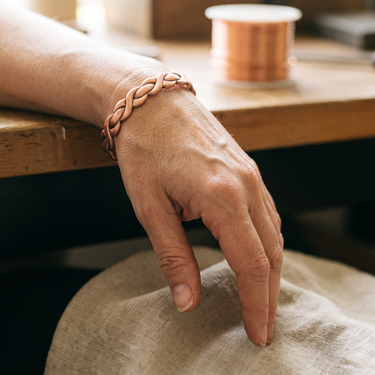 Harris' Loom Copper Bracelet