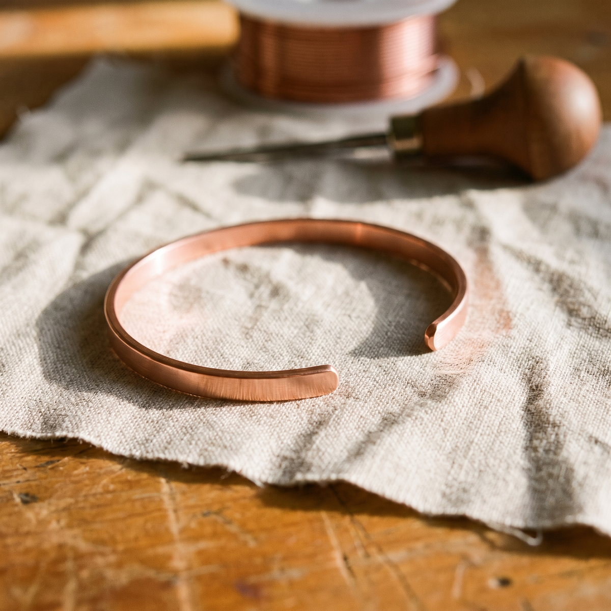 Harris' River Copper Bracelet