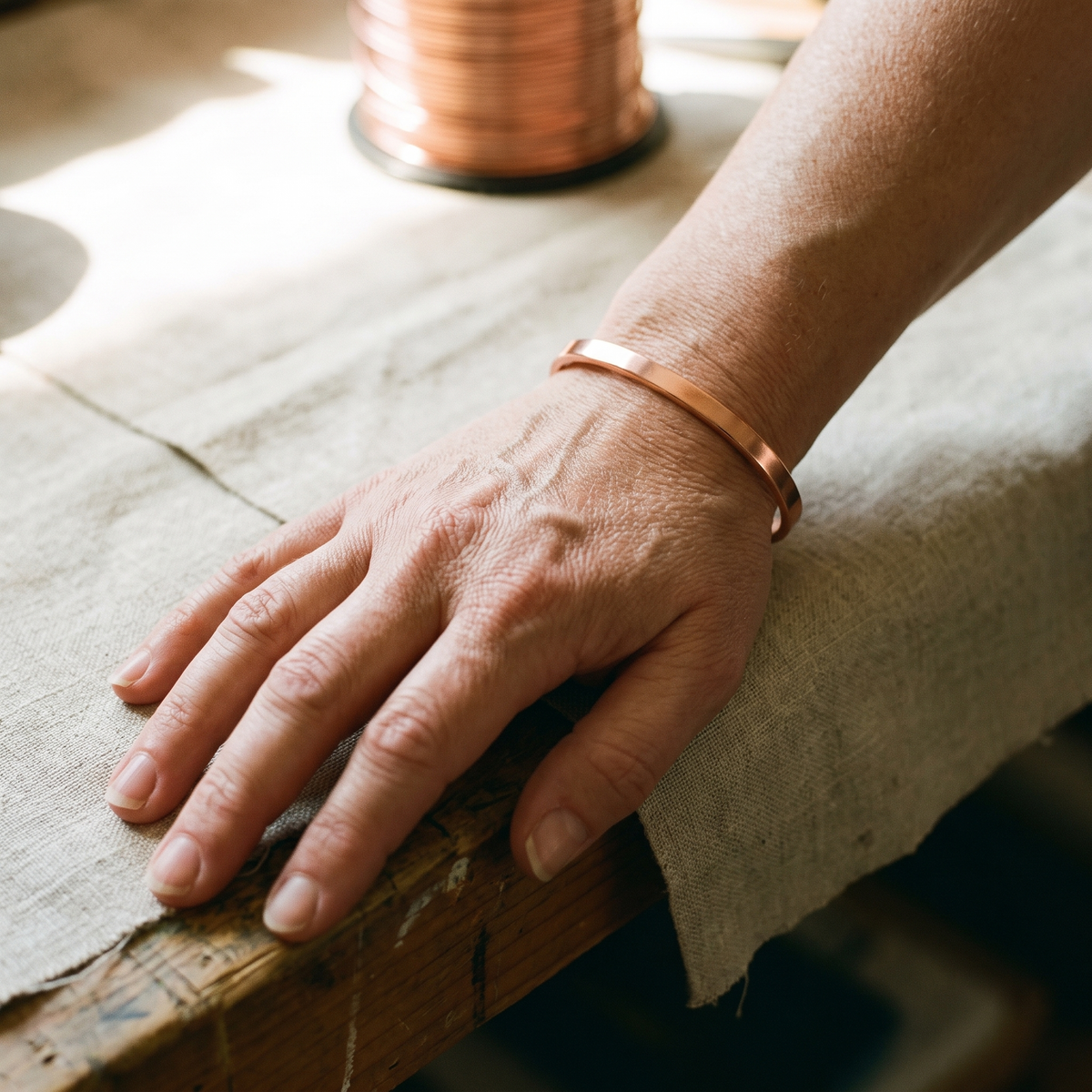 Harris' River Copper Bracelet