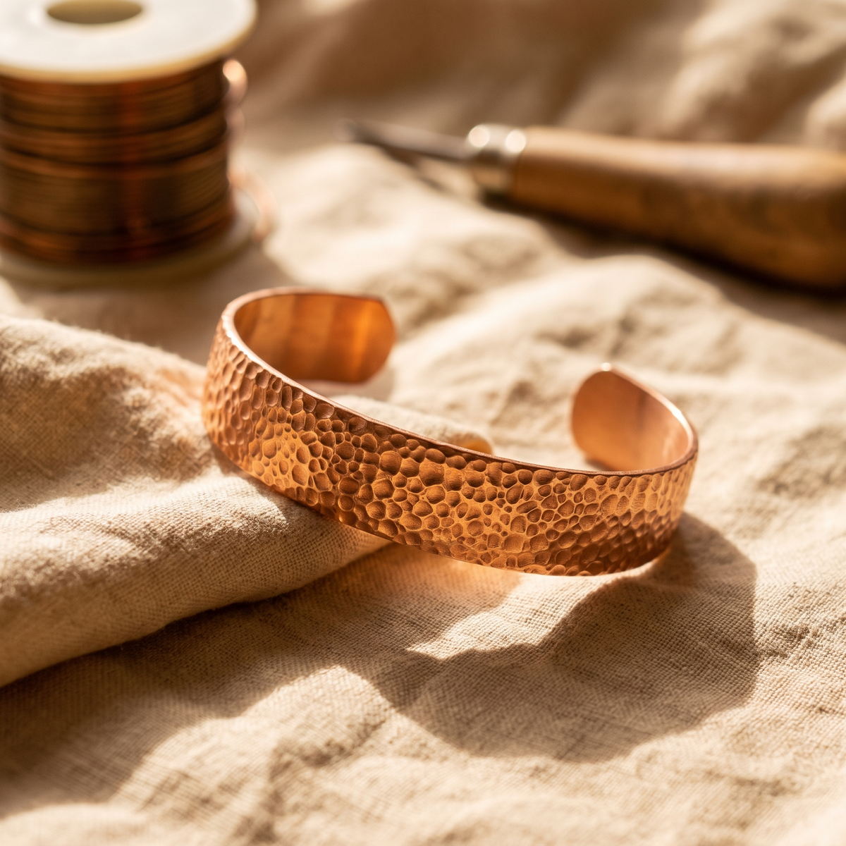Harris' Moon Copper Bracelet