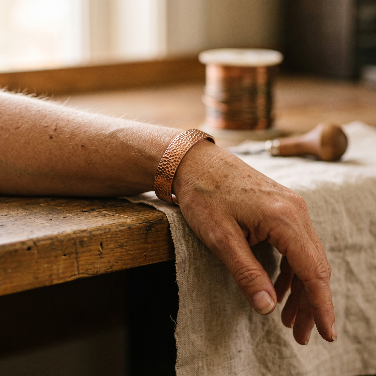 Harris' Moon Copper Bracelet