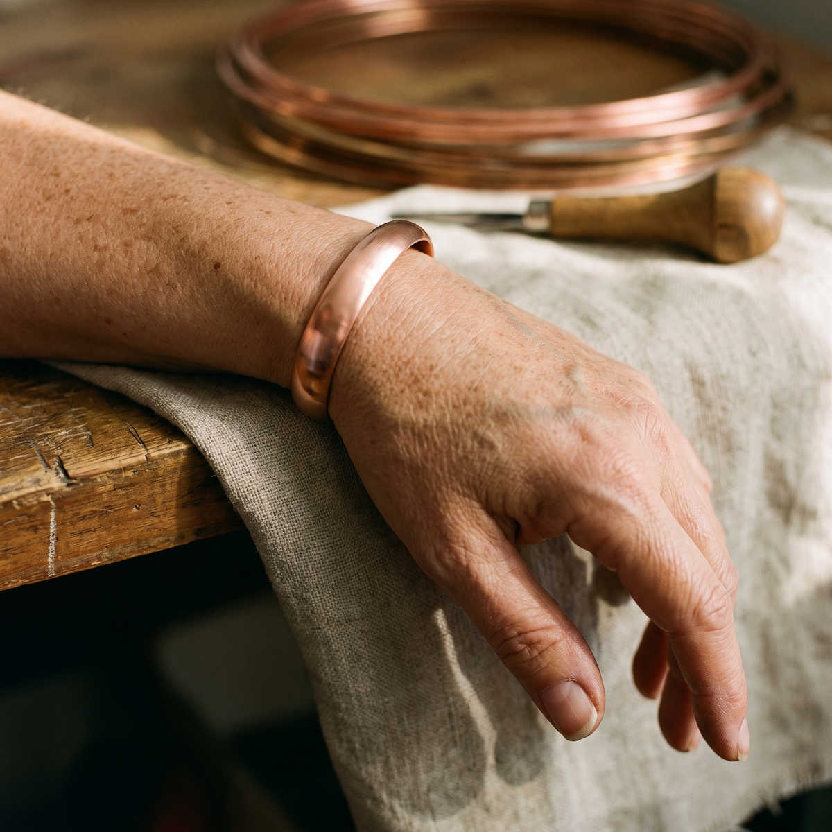 Harris' Tide Copper Bracelet