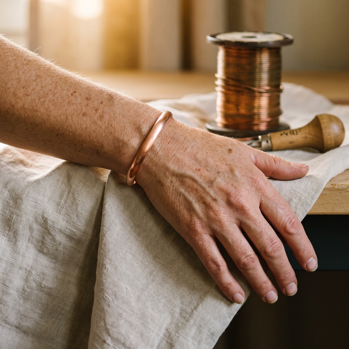 Harris' Flow Copper Bracelet