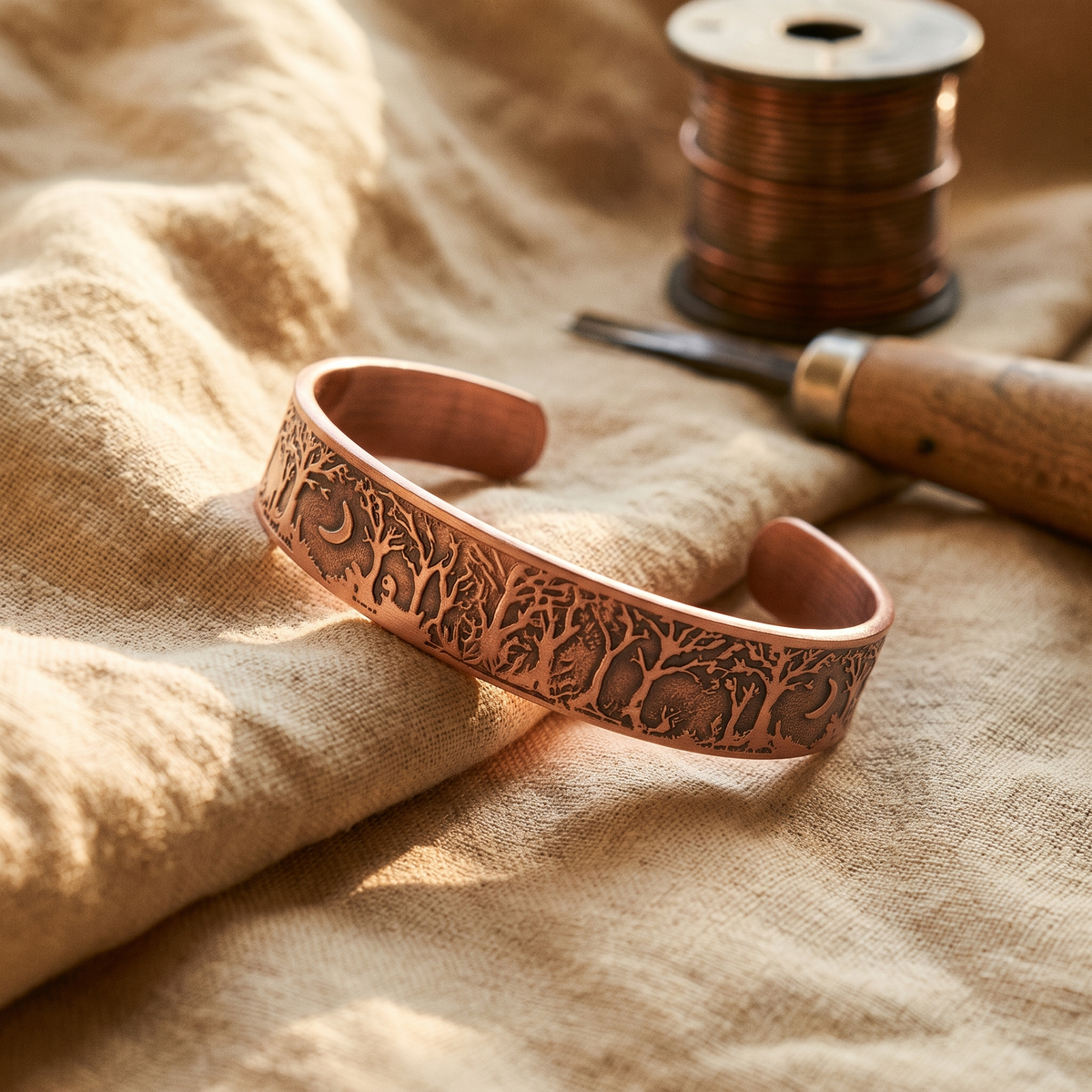 Harris' Grove Copper Bracelet
