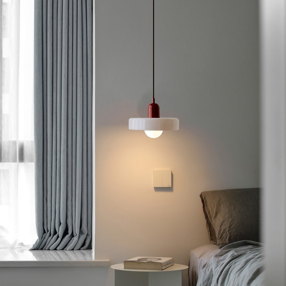 Leandro Bauhaus-Inspired Glass Pendant Light